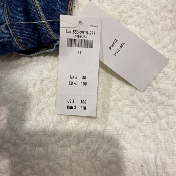 Abercrombie & Fitch The '90s Straight Ultra High Rise Mom Jeans 31 NWT Curve Lov - Picture 4 of 10